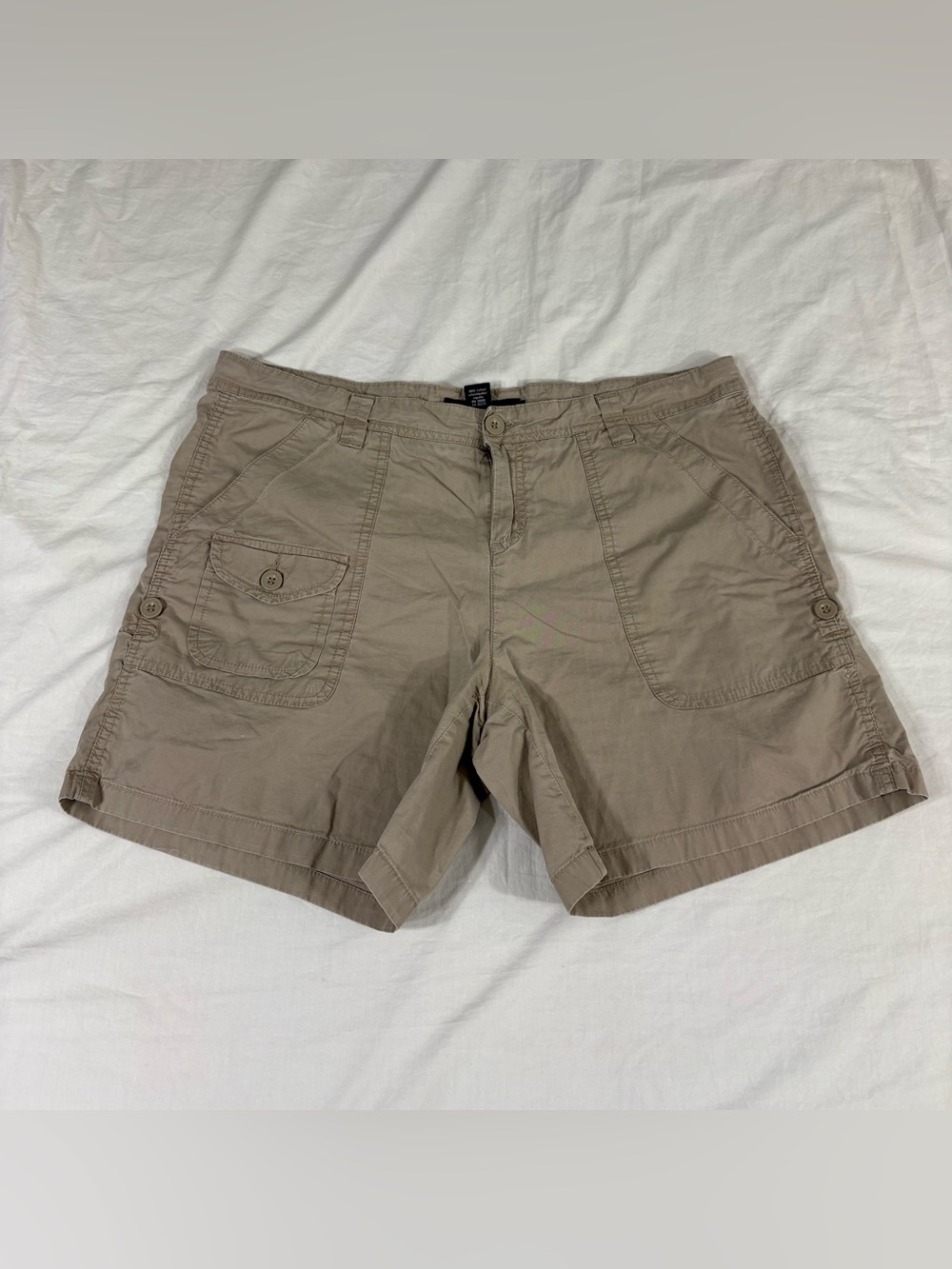 Calvin Klein Jeans Women Beige Outdoor Cargo Shorts 16